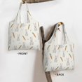 thumbnail image 2 of Vsdgher Retro Rabbit Print canvas Tote Bag, Lightweight Cloth Bags, Suitable for shopping, groceries, travel, 2 of 4