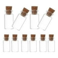 thumbnail image 5 of Hemoton 12Pcs Glass Bottles Cork Stoppers DIY Decoration Mini Glass Vials Small Glass Bottles Jars Corks Glass Bottle Vial Cork Bottle (L), 5 of 8