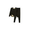 thumbnail image 1 of Jumpingount Conjunto de ropa interior térmica para mujer, calzoncillos largos cómodos para clima frío y cálido, ropa interior de cuello de Color Ropa interior Negro 2XL Jumpingount AP013725-15, 1 of 6