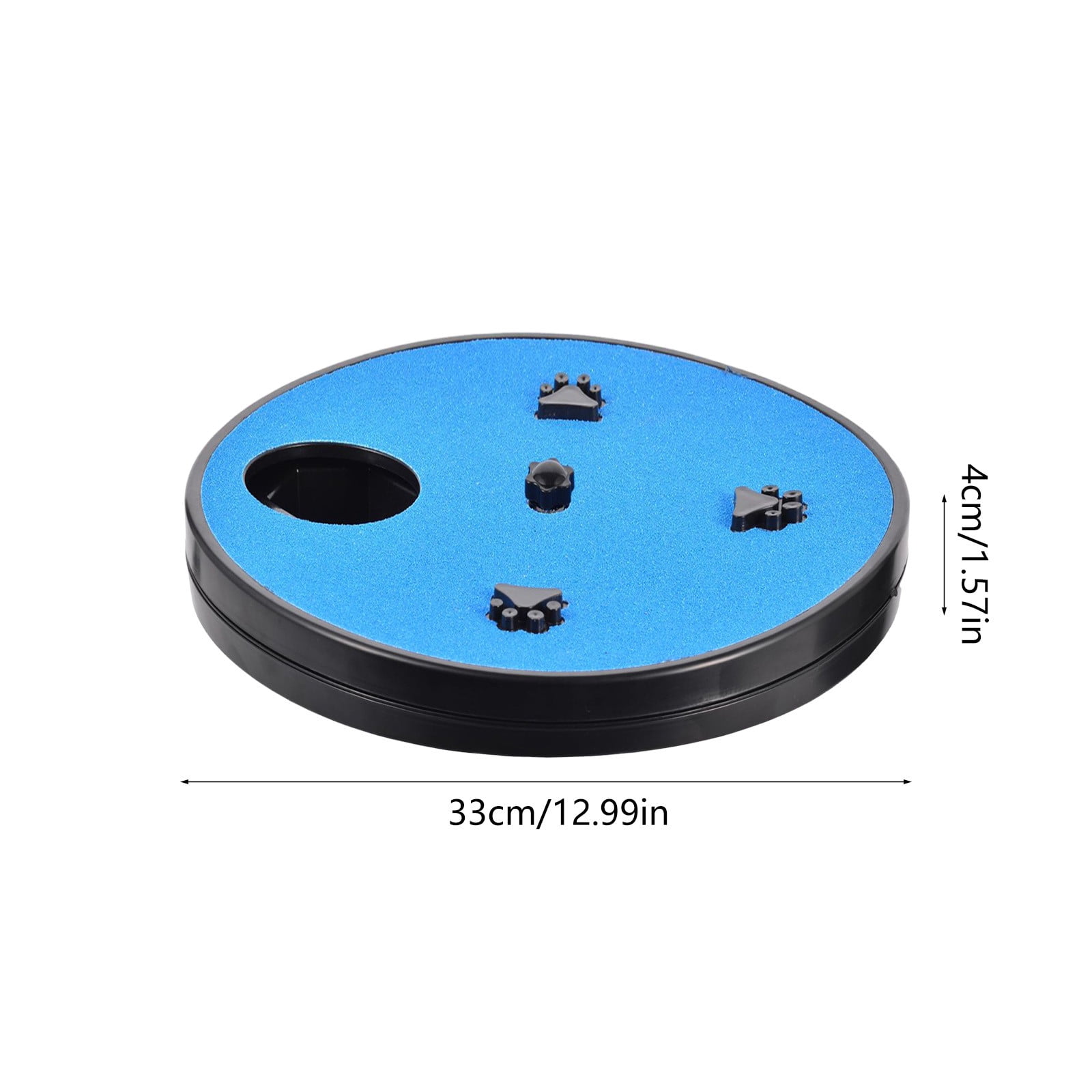 2-in-1 Pet Nail Scratch Board & Slow Feeder Toy with Suction Cup Base, High-Density Sandpaper Surface for Cats Dogs Nail Filing, Furniture Protection Puzzle Plaything