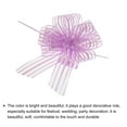thumbnail image 4 of Uxcell 5Pcs 6" Organza Large Pull Bow Gift Wrapping Bows Ribbon Chiffon Yarn Light Purple for Wedding Baskets Presents, 4 of 6