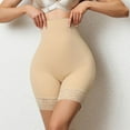 thumbnail image 3 of Shapewear for Women, Lifting High Waisted Body Shaper Shorts Under Dresses Thigh Slimmer Body-shaping Corset,Color:Beige,Size:XXL, 3 of 9