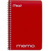 Mead Sidebound Memo Book, College Ruled, 40 Sheets, 4 x 6, Color Chosen For You