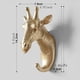 thumbnail image 2 of 6 Pack Animal Wall Hook Towel Hook Clothes Hanger Towel Rack Universal Hook Gold, 2 of 5