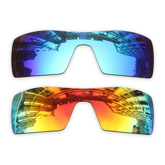 Vonxyz 2 Pack Polarized Replacement Lenses for Oakley Oil Rig Sunglasses