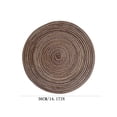 thumbnail image 2 of PEONAVET Chopper Placemats Washable Woven Vinyl Placemats for Dining Table Easy To Clean Plastic Placemats Dining Table Set, 2 of 2