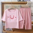 thumbnail image 2 of Ensemble de Pyjama pour Enfants, Chandail à Col Rond Décontracté, Haut à Enfiler, Tenue d'Intérieur d'Été, Pyjama pour Garçons, Taille 8T, 2 of 5