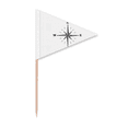 thumbnail image 1 of Indicateur de Direction Montre Nord-Ouest Cure-Dent Triangle Toppers de Cupcake Drapeau, 1 of 3