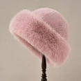 thumbnail image 1 of Gorro de piel para mujer, gorro mongol sin ala, felpa esponjosa, esquí, equitación, cálido, otoño e invierno, 2024, 1 of 5
