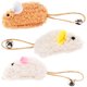 thumbnail image 4 of KAKOWELY 3 juguetes de peluche con forma de ratón para gatos con cascabeles, juguetes interactivos para gatos., 4 of 5