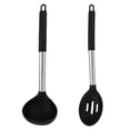 thumbnail image 1 of 2Pieces Silicone Cooking Utensils Set,Nonstick Cookware,Stainless Steel Handle, Heat Resistant, 1 of 5