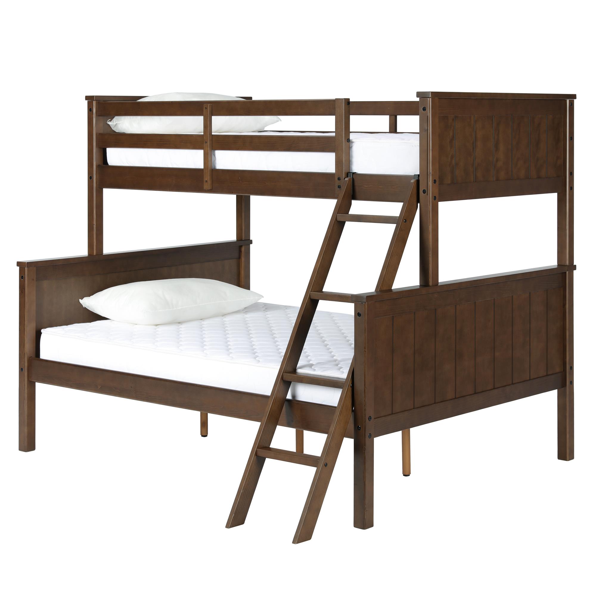 Better Homes and Gardens Ashcreek Twin over Full Bunk Bed, Mocha