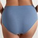 thumbnail image 3 of Gibobby Verano calzoncillos adelgazantes Calzoncillos de algodón con rosca para mujer, sin costuras, talla grande, cintura media, brasileño, Sexy, para estudiantes, paquete de(Azul， M), 3 of 5