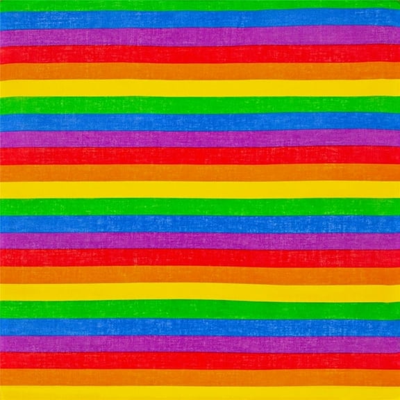 100% Cotton Bandana Head Wrap Scarf Face Covering Face Cover Rainbow Flag Pride - New with box/tags