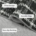 thumbnail image 5 of Hasoo Black Washable Area Rugs 6' x 9' Rug for Living Room Checkered Geometric Modern Non Slip Throw Indoor Carpet, 5 of 5