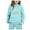 Sky Blue, variant on Girls Outfits Set Comfortable Long Sleeve Hoodie Sweater and Pants for Outdoor Play Stylish Casual Wear for Young Girls