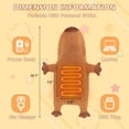 thumbnail image 3 of Capybara Plush Heating Pad for Period Cramps & Menstrual Pain Relief, Portable Electric USB Powered Heat Pads, Capybara Heated Stuffed Animal for Teen Girls Women, Cute Christmas Birthday Gift Ideas, 3 of 7
