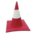 thumbnail image 2 of Construction Cones Hat Cone Shaped Hat Headwear Eye Catching Design for Masquerade Balls Festival Dress Up Adults, 2 of 9