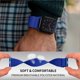 thumbnail image 2 of Oxwallen Xl Correa Elástica Solo Loop Compatible Con Apple Watch Series 11/10/9/8/7/6/5/4 Se Ultra 3/2/1 49 Mm 46 Mm 45 44 Mm Correa Deportiva Trenzada De Nailon Elástico Ajustable Para Iwatch Mujeres, 2 of 5
