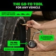 thumbnail image 3 of Rhino USA 75PSI Heavy Duty Tire Pressure Gauge - Certified ANSI B40.1 Accurate, Premium Braided Hose, 3 of 8