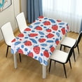 thumbnail image 4 of Yayeee Tablecloths 60" x 120" Rectangle Wrinkle Resistant Party Table Cover, Playful Strawberries, 4 of 8