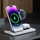 thumbnail image 1 of Cargador inalámbrico 3 en 1 para iPhone Apple Watch Audífonos Carga rápida (Blanco) Sywqhk Para estrenar, 1 of 7