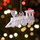 thumbnail image 2 of Adornos navideños para árbol de Navidad, colgantes acrílicos transparentes para Navidad Tren, 2 of 8