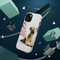 thumbnail image 3 of DistinctInk Tough Case for Apple iPhone 14 (6.1" Screen), Compatible with MagSafe Charging - Valentine's Day Soft Coated Wheaten Terrier, 3 of 6