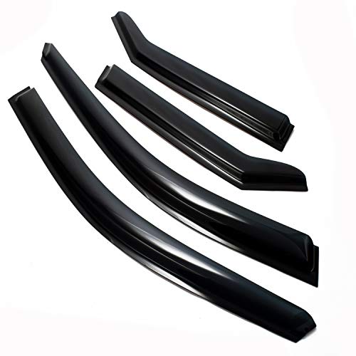 JSP Window Vent Deflector Rain Guard Visor 2015-2017 Toyota Camry Smoke 218100