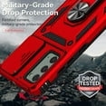 thumbnail image 5 of for Samsung Galaxy Note 20 Case with Camera Lens Cover HD Screen Protector, Military-Grade Drop Tested Magnetic Ring Holder Kickstand Protective Phone Case for Samsung Galaxy Note 20 5G (Red), 5 of 17