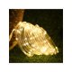 thumbnail image 3 of 1 Set Solar Powered 50led Waterproof Light Strip With 8 Modes (steady/flickering, Etc.) Including A 2m Extension Cord And A 5m Lamp Wire, Suitable For, 3 of 5