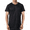 Black, variant on Nylon Tricot Crew Neck T-shirt