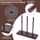 thumbnail image 4 of Soporte de madera para donas, rojo oscuro, desmontable, rectangular, para mesa de postres, también sirve como soporte para bagels y donas., 4 of 6