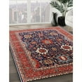 thumbnail image 2 of Ahgly Company Indoor Rectangle Mid-Century Modern Pink Oriental Area Rugs, 8' x 10', 2 of 6
