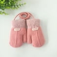 thumbnail image 5 of OOKWE Children Winter Mittens Knitted Wool Gloves Clothing Accessories 1-7Y Kid Gloves, 5 of 19