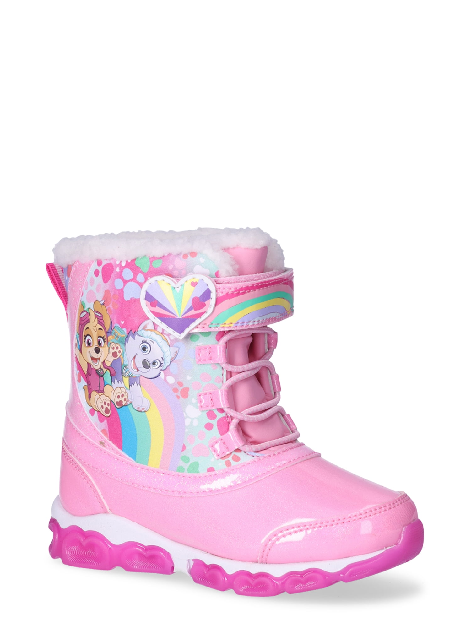 Paw Patrol Toddler Girl Light Up Snow Boots, Sizes 712