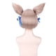 thumbnail image 3 of Peluca corta para cosplay, rubia, orejas gemelas con cintas azules, 30 cm de alto, 3 of 3