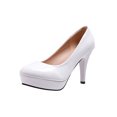 thumbnail image 1 of Escarpins Mode Aguichant Quatre Saisons Nouvelle Collection de Cette Année en Cuir Verni à Bout Rond Chaussures pour Femmes, 1 of 6