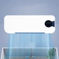 thumbnail image 4 of Oliegs Heated Blanket Air Conditioner Wall Mounted Fan Bedroom Mini Air Heating Fan Wall Mounted Portable Air Conditioner And Heater Combo Remote Control Or Screen Control 1PC Chocolate, 4 of 5