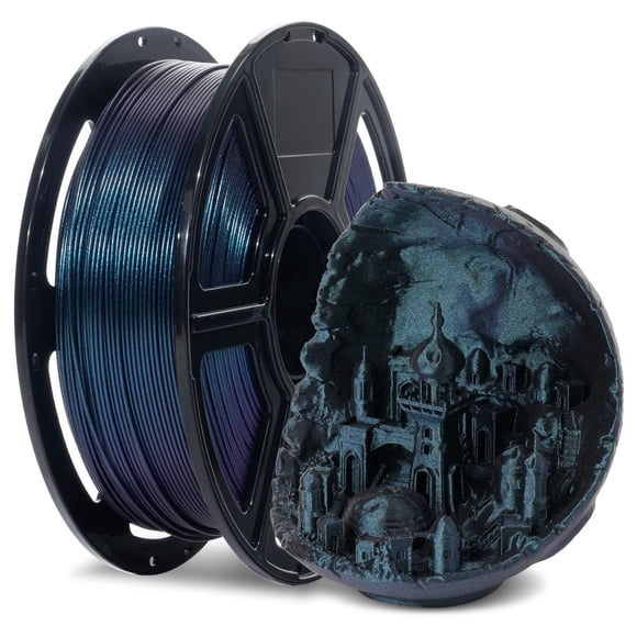 Filamento para impresora 3D FLASHFORGE Rapid PLA de 1.75 mm, titanio quemado