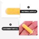 thumbnail image 3 of KALLORY 10Ud Puntas De Nylon Para De Pintura Color Amarillo Uso Oficina, 3 of 6