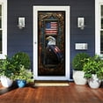 thumbnail image 5 of Patriotic Soldier Door Cover Decoration,Home of the Free 4th of July Front Door Sign Hanging Backdrop for Independence Day Memorial Day Welcome Home Decoration, 5 of 9