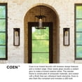 thumbnail image 6 of Hinkley Lighting - Coen - 6.5W 1 LED Outdoor Large Wall Lantern In Modern, 6 of 13