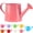 Light Pink, variant on White Watering Can, 1l Metal Garden Watering Can, Vintage Sprinkling Can for Flowers, Indoor & Outdoor Plants, Lawn & Garden Irrigation Tool