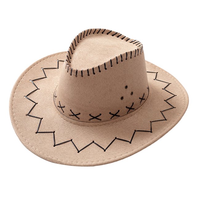 SAYOO Sombrero de vaquero de estilo occidental para mujeres y hombres SAYOO moda