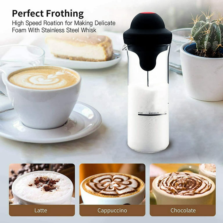 Electric Milk Easy Frother,Whisk Drink Mixer for Bulletproof Coffee Mini  Foamer Coffee Foam Maker Milk Shake Mixer 