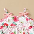 thumbnail image 5 of XXWXYD Toddler Sunflower Print 4PC Outfit Set, Sleeveless Vest + Shorts + Headband - Summer Beach Wear Outfit, 5 of 9