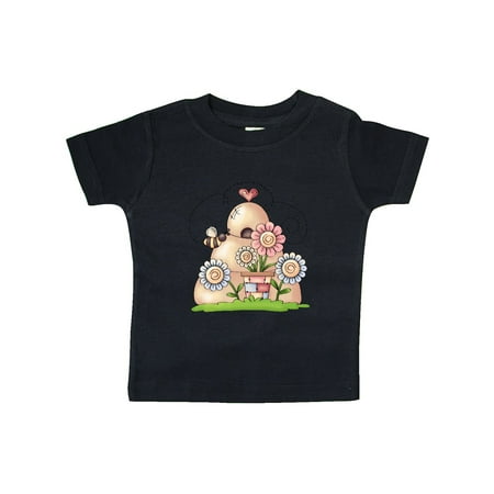

Inktastic Spring Beehive with Bumble Bee and Flowers Gift Baby Boy T-Shirt