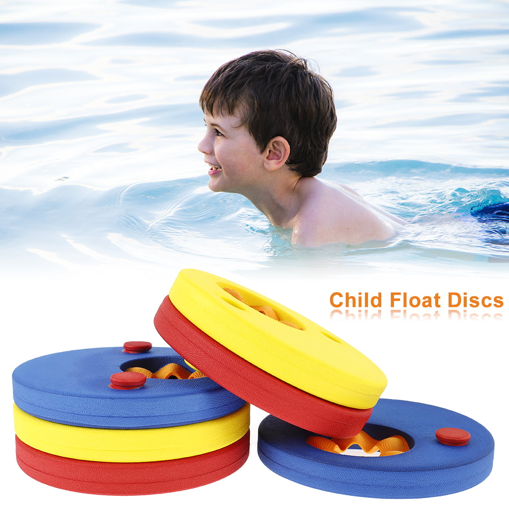 Set of 6 Foam Float Discs for Children Learning Swim Kids Foam Swim Arm Bands Mture Swim Float Discs 