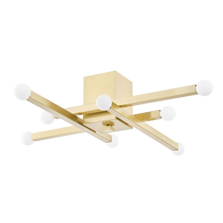 

Mitzi H463508 AGB Eight Light Flush Mount Dona